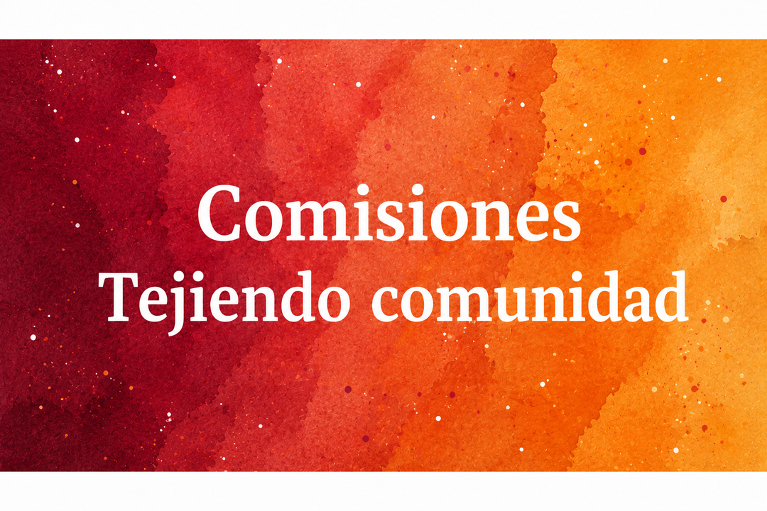 Las comisiones: Tejiendo comunidad