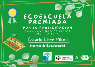 Hemos sido premiados en el proyecto :"Huertos de Biodiversidad"