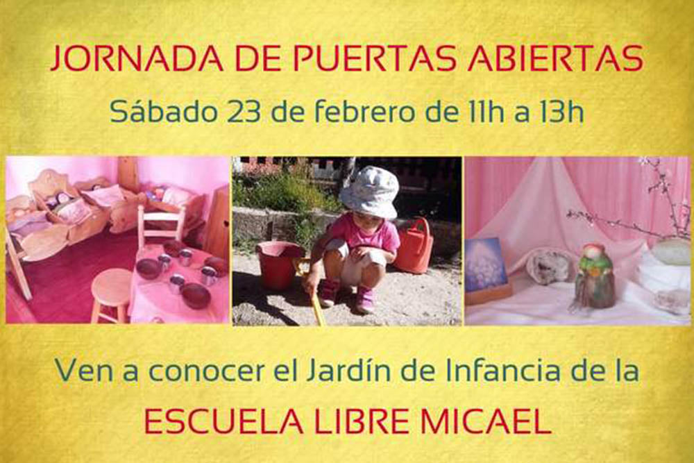 Ven a conocer nuestro Jardín de Infancia el sábado 23 de Febrero